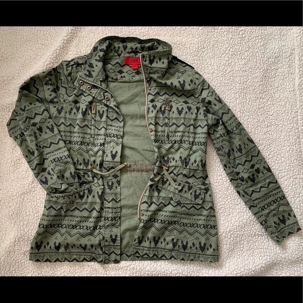 CoffeeShop Green Lightweight Jacket